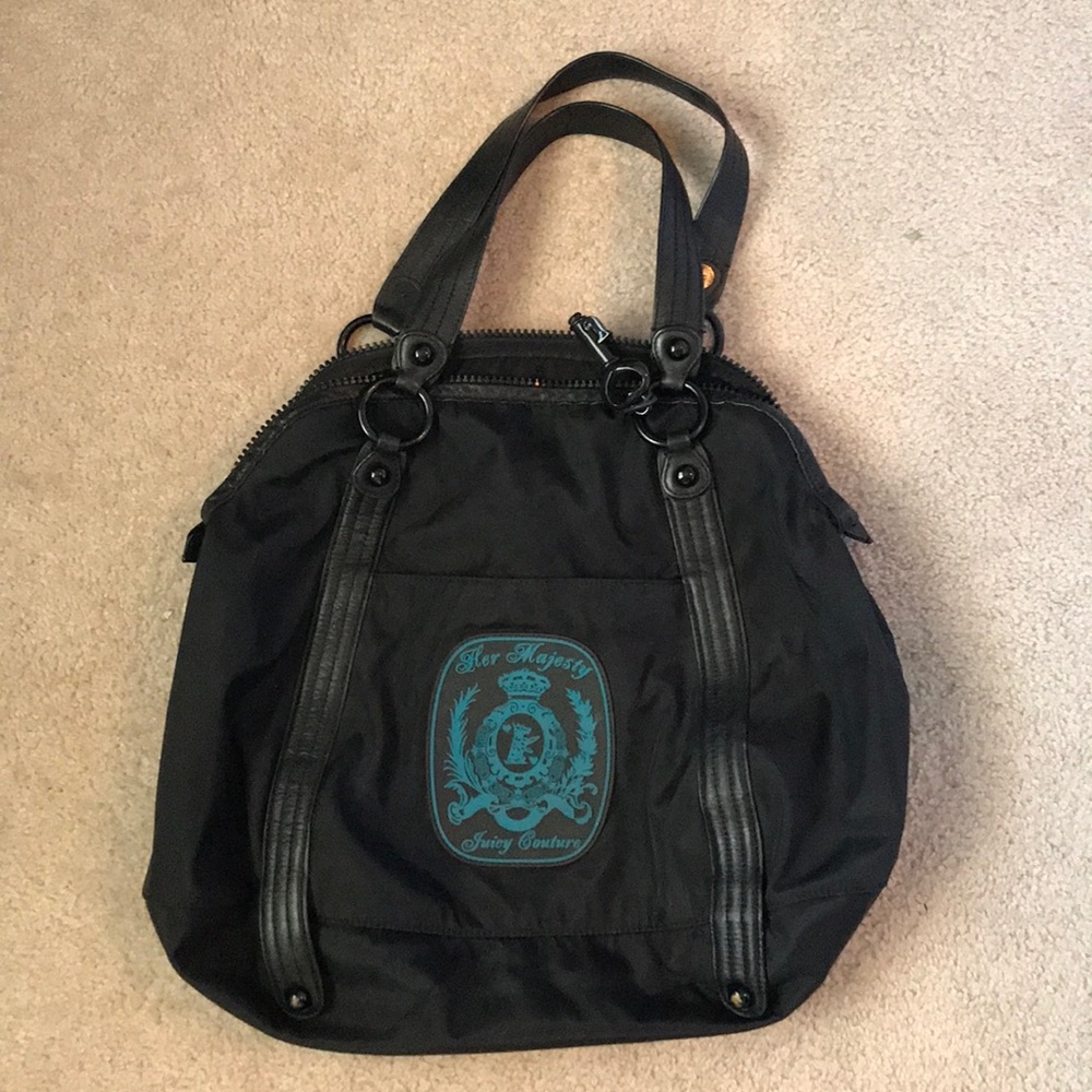 JUICY COUTURE XL black tote bag
